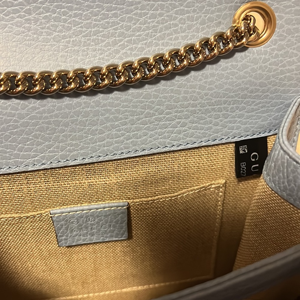 Gucci Light Blue Interlocking Small Crossbody Bag - image 8
